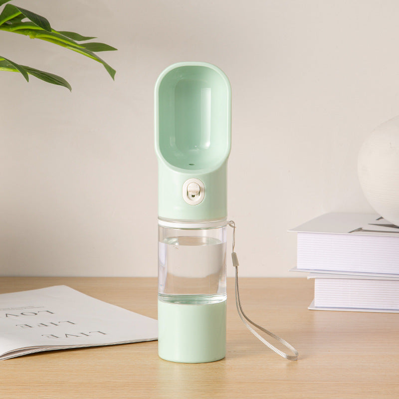 Portable Dog Water Bottle with Built-In Dispenser – Lightweight, Durable, Leak-Resistant Travel Water Bottle for Dogs