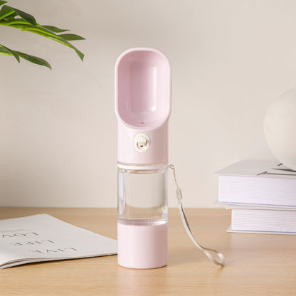 Portable Dog Water Bottle with Built-In Dispenser – Lightweight, Durable, Leak-Resistant Travel Water Bottle for Dogs