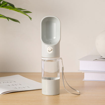 Portable Dog Water Bottle with Built-In Dispenser – Lightweight, Durable, Leak-Resistant Travel Water Bottle for Dogs