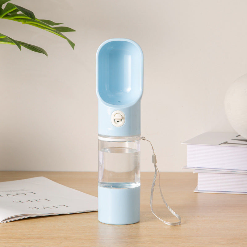 Portable Dog Water Bottle with Built-In Dispenser – Lightweight, Durable, Leak-Resistant Travel Water Bottle for Dogs